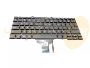 GENUINE DELL LATITUDE 7400 LAPTOP KEYBOARD WITH BACKLIGHT RN86F 0RN86F GRADE A - Honeybee-Technologies