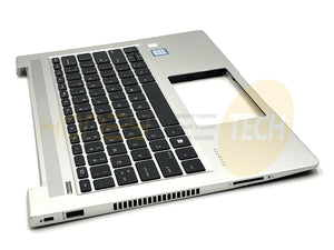 GENUINE HP PROBOOK 430 G6 LAPTOP PALMREST W/BACKLIT KEYBOARD L44547-001 GRADE A - Honeybee-Technologies