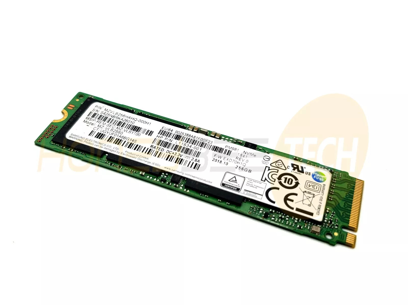 GENUINE SAMSUNG 256GB M.2 80MM SSD DRIVE MZ-VLB2560 L11634-001 TESTED - Honeybee-Technologies