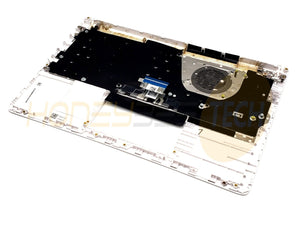 GENUINE HP 14-DQ0002DX PALMREST W/KEYBOARD WHITE NON-BACKLIT L61508-001 GRADE A - Honeybee-Technologies