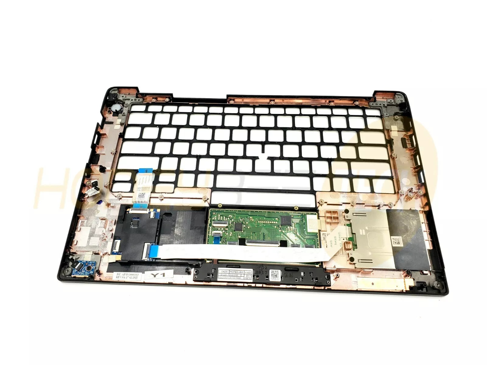 GENUINE DELL LATITUDE 7480 LAPTOP PALMREST TOUCHPAD ASSEMBLY H2TVN 0H2TVN - Honeybee-Technologies