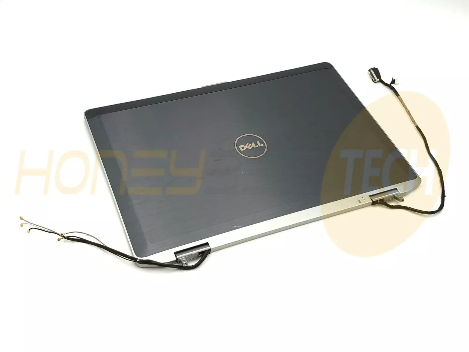 GENUINE DELL LATITUDE E6420 14" LCD BACK COVER REAR LID W/ HINGES 4MNMP GRADE B - Honeybee-Technologies