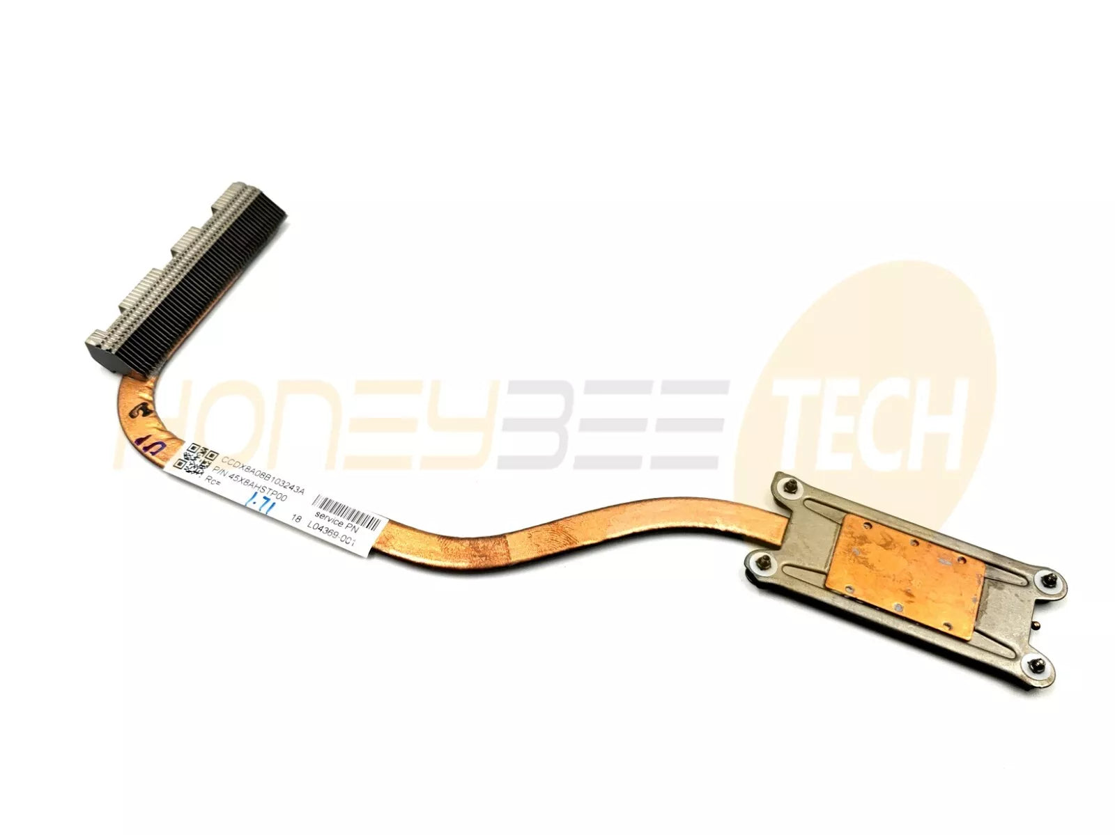 GENUINE HP PROBOOK 430 G5 LAPTOP CPU COOLING HEATSINK L01052-001 L04369-001 - Honeybee-Technologies