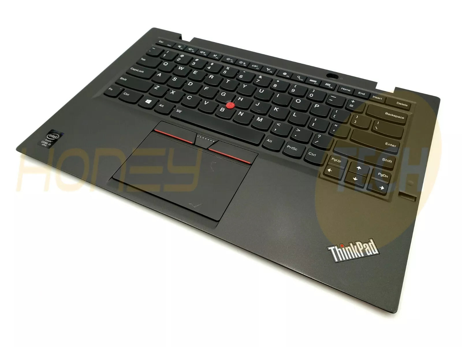 GENUINE LENOVO THINKPAD X1 CARBON 3RD PALMREST TOUCHPAD KEYBOARD 00HN945 GRADE C - Honeybee-Technologies