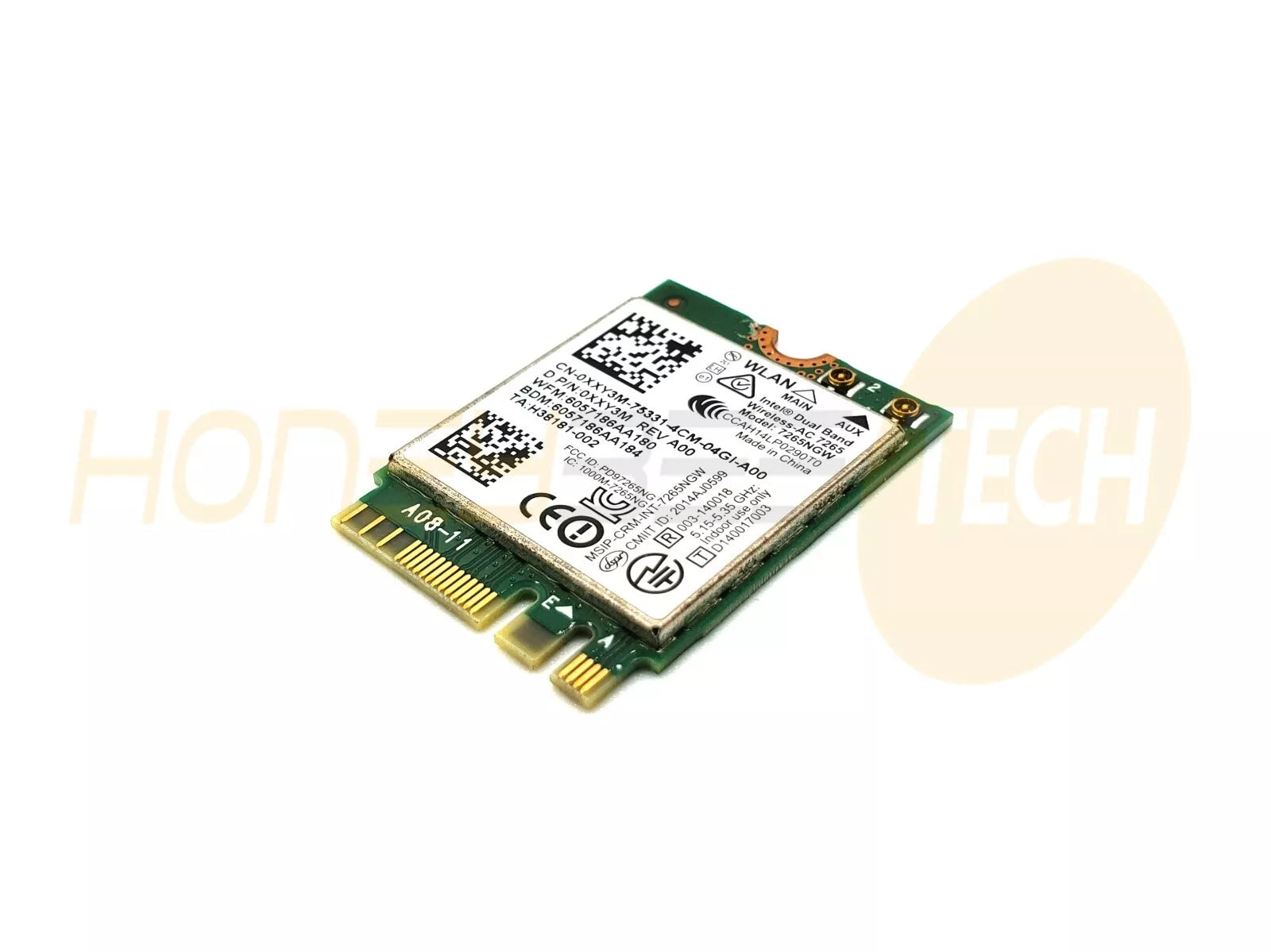 GENUINE DELL WIRELESS BLUETOOTH CARD 7265NGW XXY3M 0XXY3M - Honeybee-Technologies