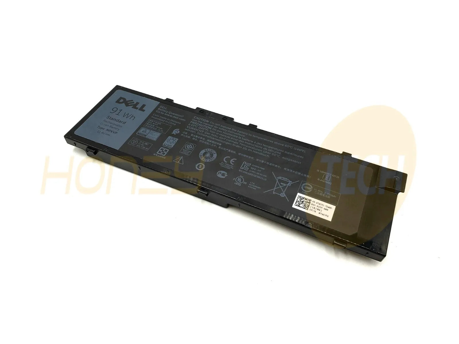 GENUINE DELL PRECISION 7720 LAPTOP 9CELL 91WHR BATTERY 11.4V MFKVP TWCPG TESTED - Honeybee-Technologies