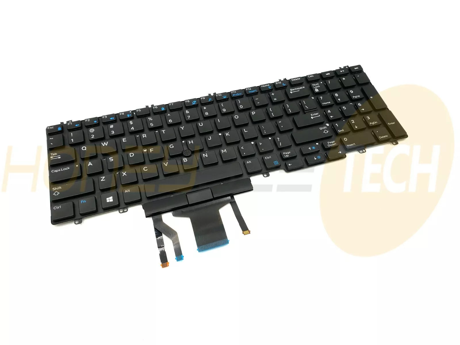 GENUINE DELL PRECISION 7730 7740 106KEY KEYBOARD BACKLIT 266YW 0266YW TESTED - Honeybee-Technologies