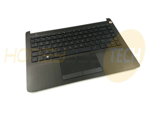 GENUINE HP 14-DF0023C1 PALMREST TOUCHPAD WITH US KEYBOARD L24817-001 GRADE C - Honeybee-Technologies