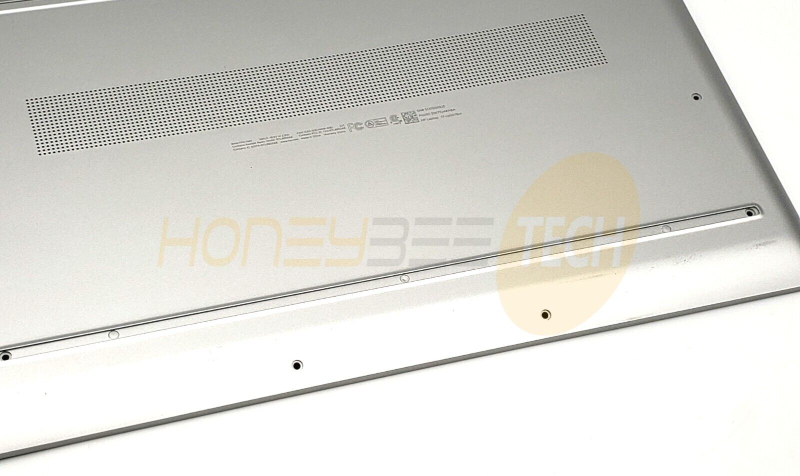 GENUINE HP 17-CP0076NR LAPTOP BOTTOM BASE CASE COVER SILVER M50396-001 GRADE B - Honeybee-Technologies