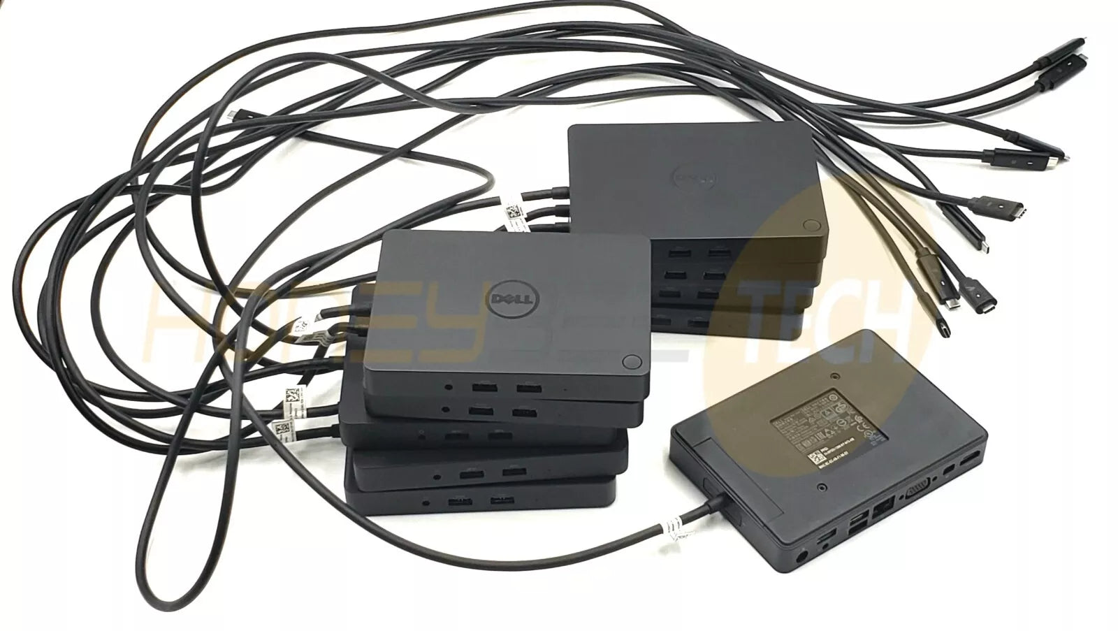 GENUINE DELL WD15 K17A THUNDERBOLT 4K DOCKING STATION 5FDDV TESTED **LOT OF 10** - Honeybee-Technologies
