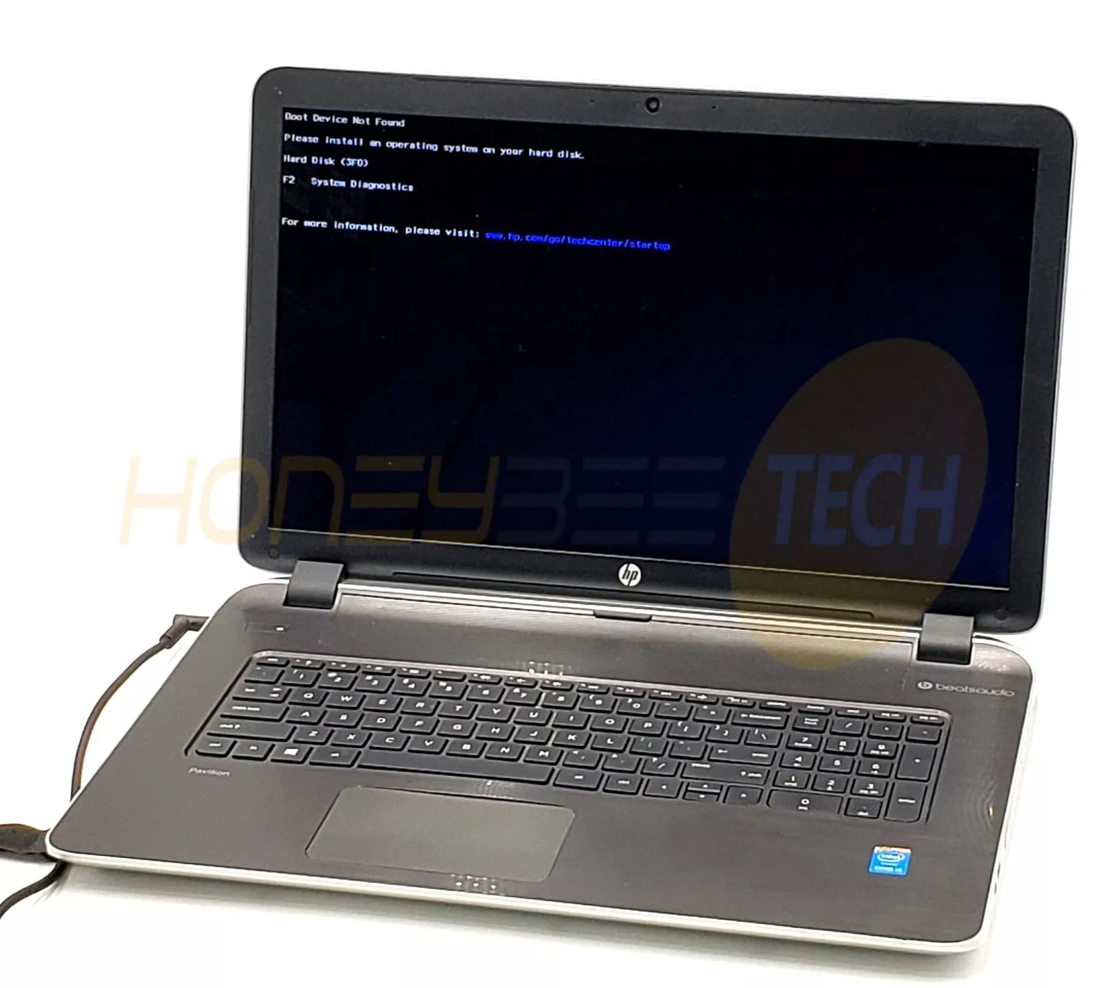 HP PAVILION 17T-F100 17.3" i3-4005U 1.7GHZ 8GB RAM NO HDD NO OS LAPTOP TESTED - Honeybee-Technologies