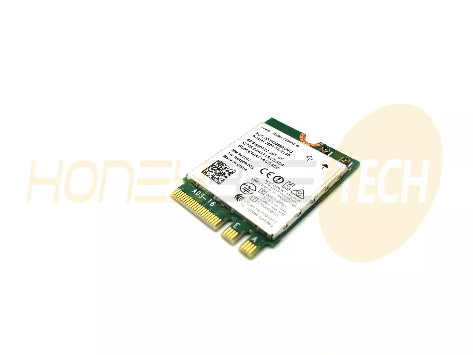 GENUINE HP PROBOOK 450 G3 LAPTOP WIRELESS WIFI CARD 8260NGW 806722-001 TESTED - Honeybee-Technologies