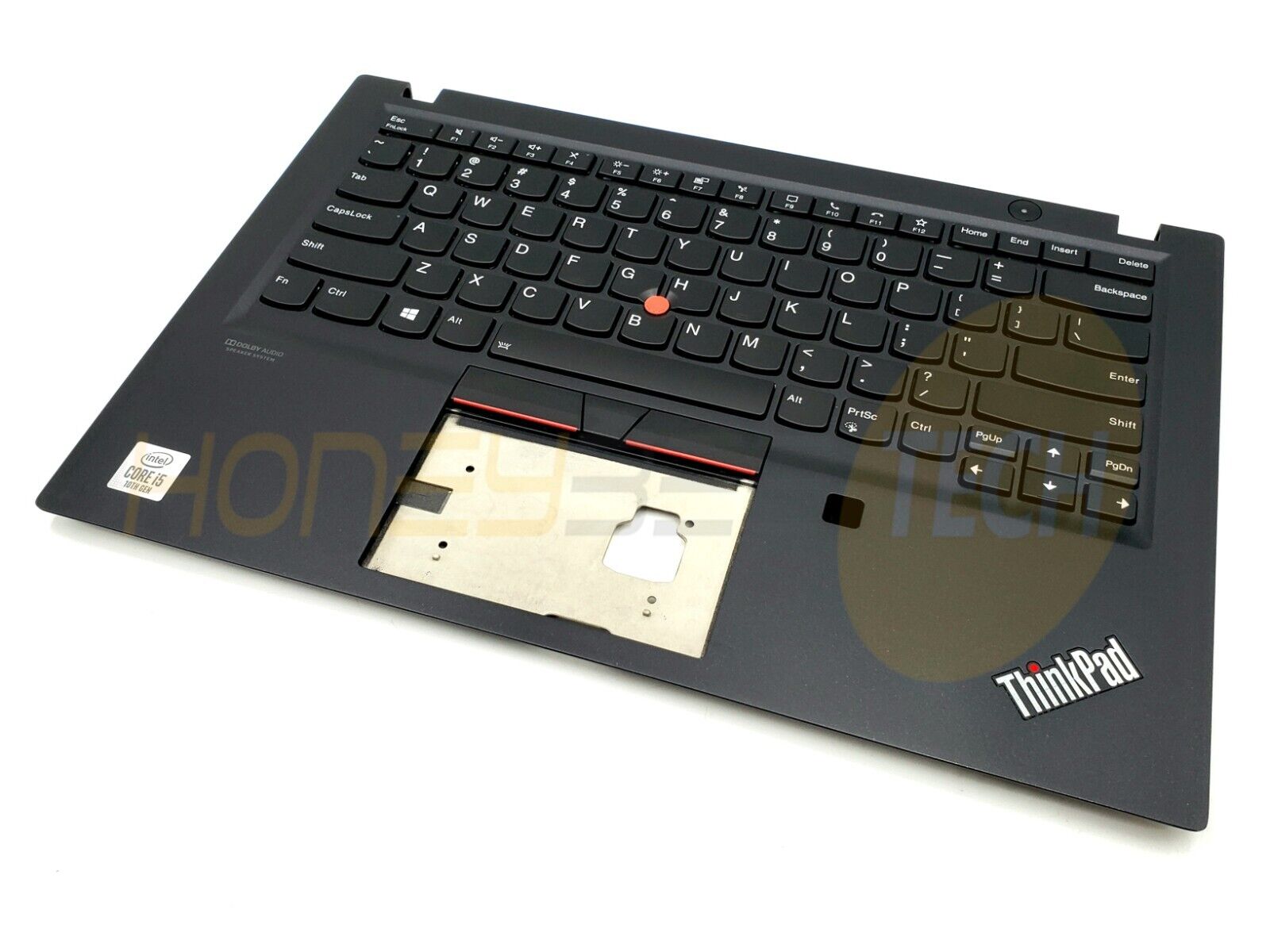 GENUINE LENOVO THINKPAD T14S PALMREST W/ KEYBOARD FINGERPRINT 5M10Z41372 TESTED - Honeybee-Technologies