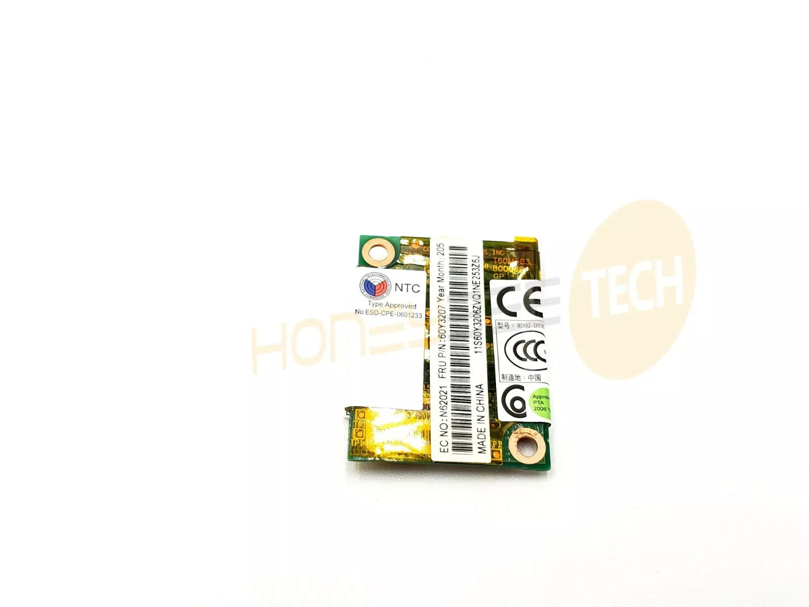 GENUINE LENOVO THINKPAD T420 T520 W520 LAPTOP MODEM CARD 60Y3207 TESTED - Honeybee-Technologies