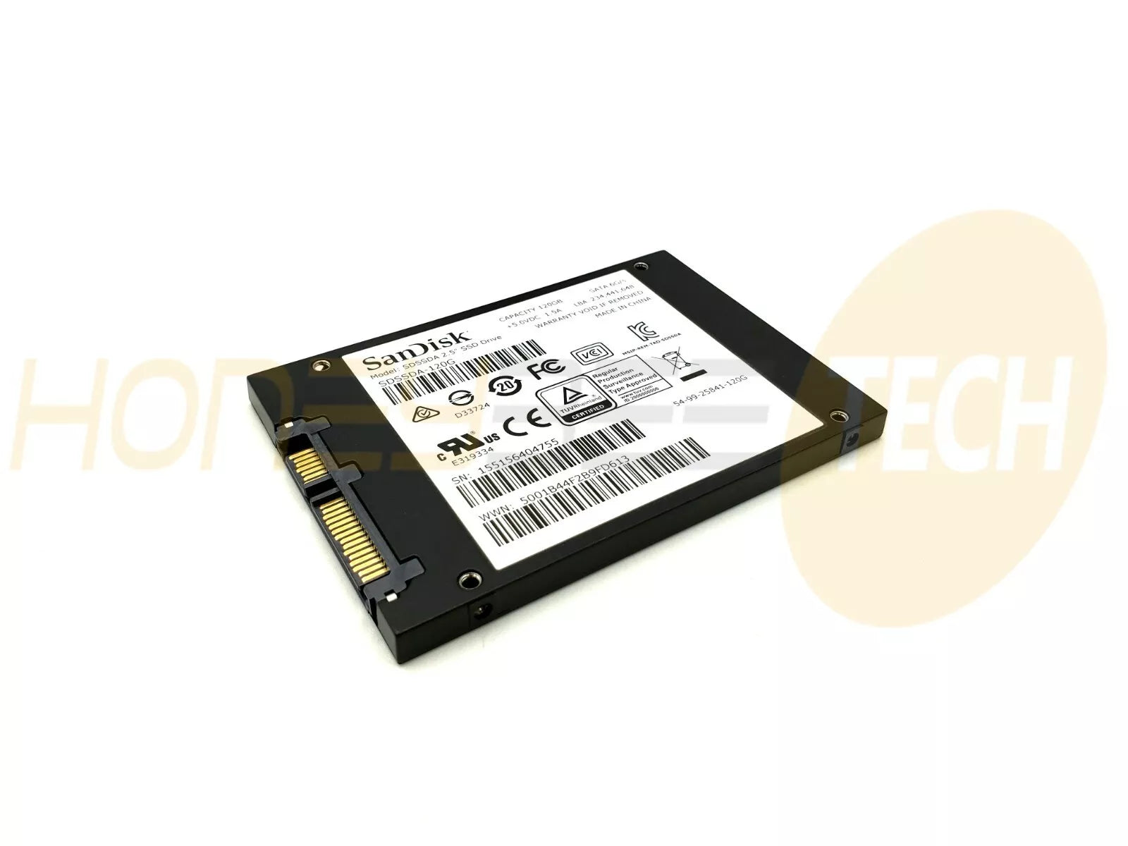 GENUINE SANDISK SSD PLUS INTERNAL 120GB 2.5" SATA SSD 7MM SDSSDA-120G TESTED - Honeybee-Technologies