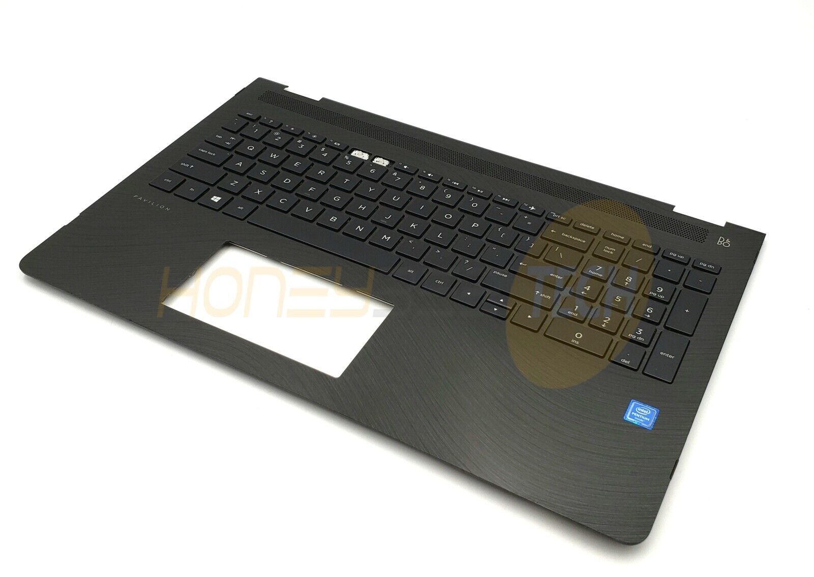 GENUINE HP PAVILION X360 15-BR001CY PALMREST KEYBOARD 924524-001 WITH DEFECT - Honeybee-Technologies