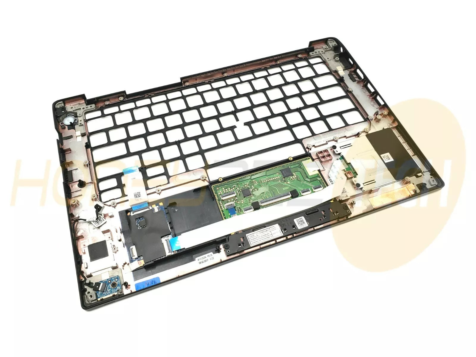 GENUINE DELL LATITUDE 7480 TOUCHPAD PALMREST ASSEMBLY SMARTCARD M3CF5 GRADE A - Honeybee-Technologies