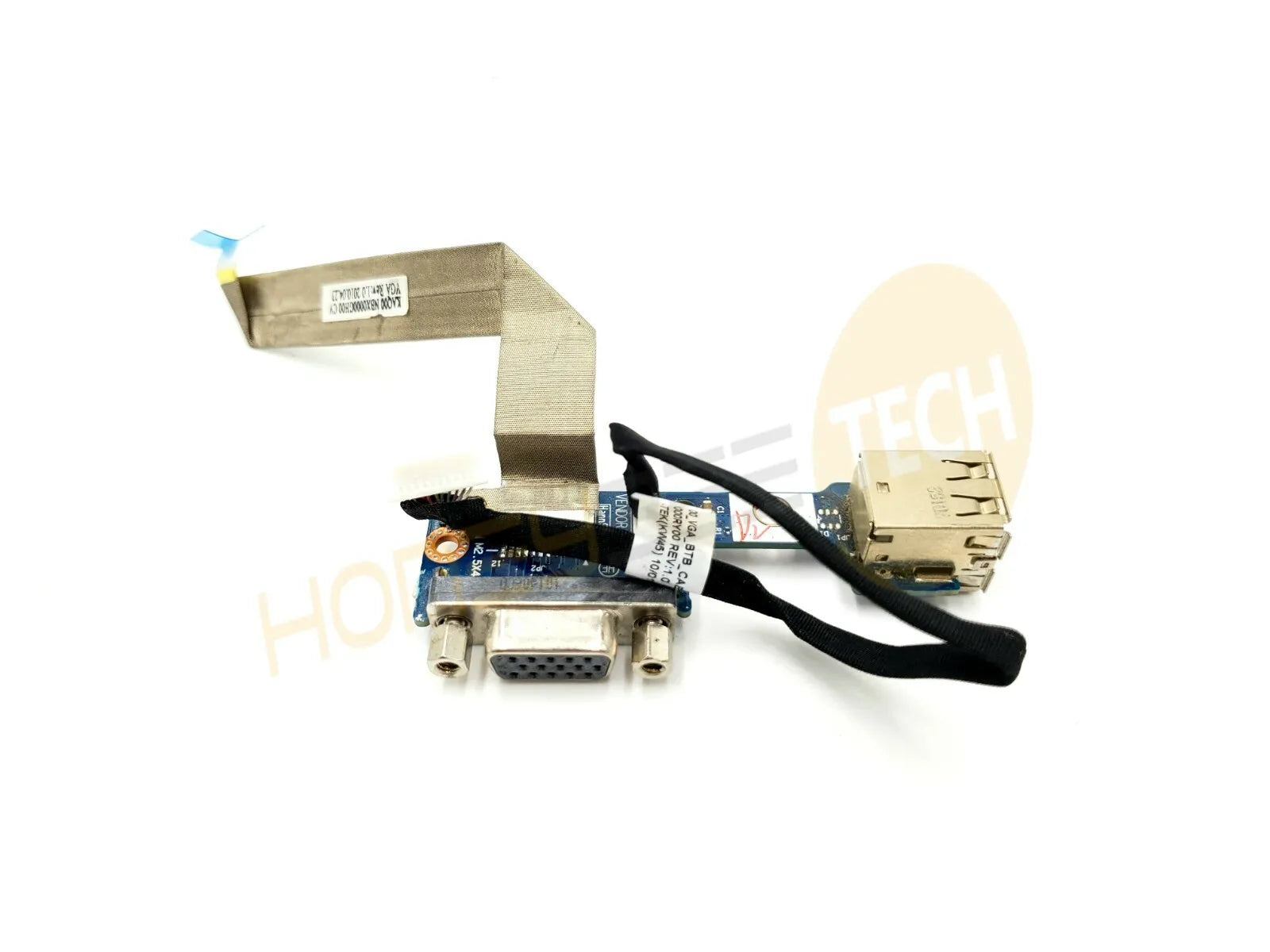 GENUINE HP ELITEBOOK 8540W USB/VGA BOARD WITH CABLE 595782-001 TESTED - Honeybee-Technologies