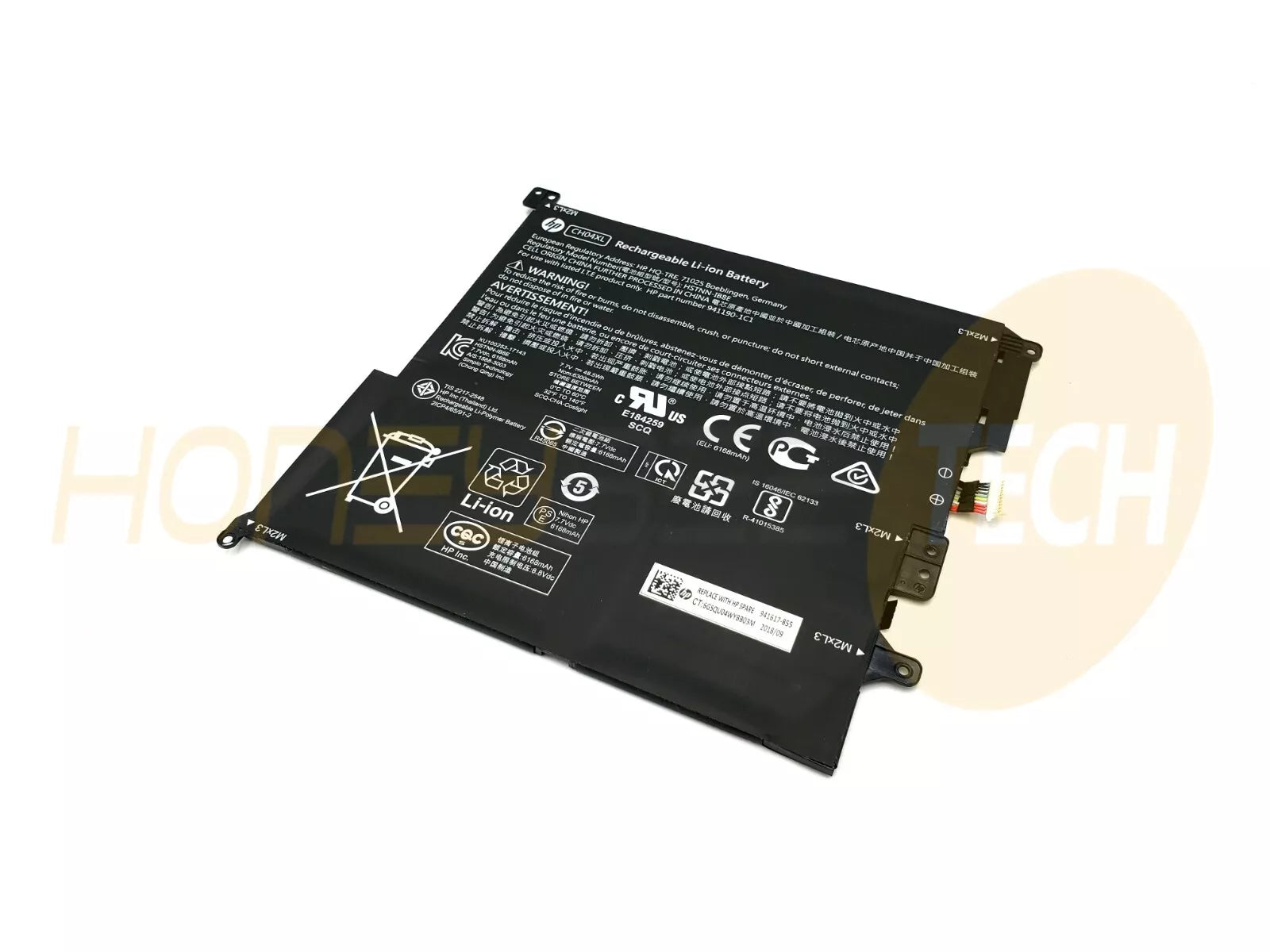 GENUINE HP CHROMEBOOK X2 12-F 4CELL 48WHR BATTERY CH04XL 941617-855 AS-IS - Honeybee-Technologies