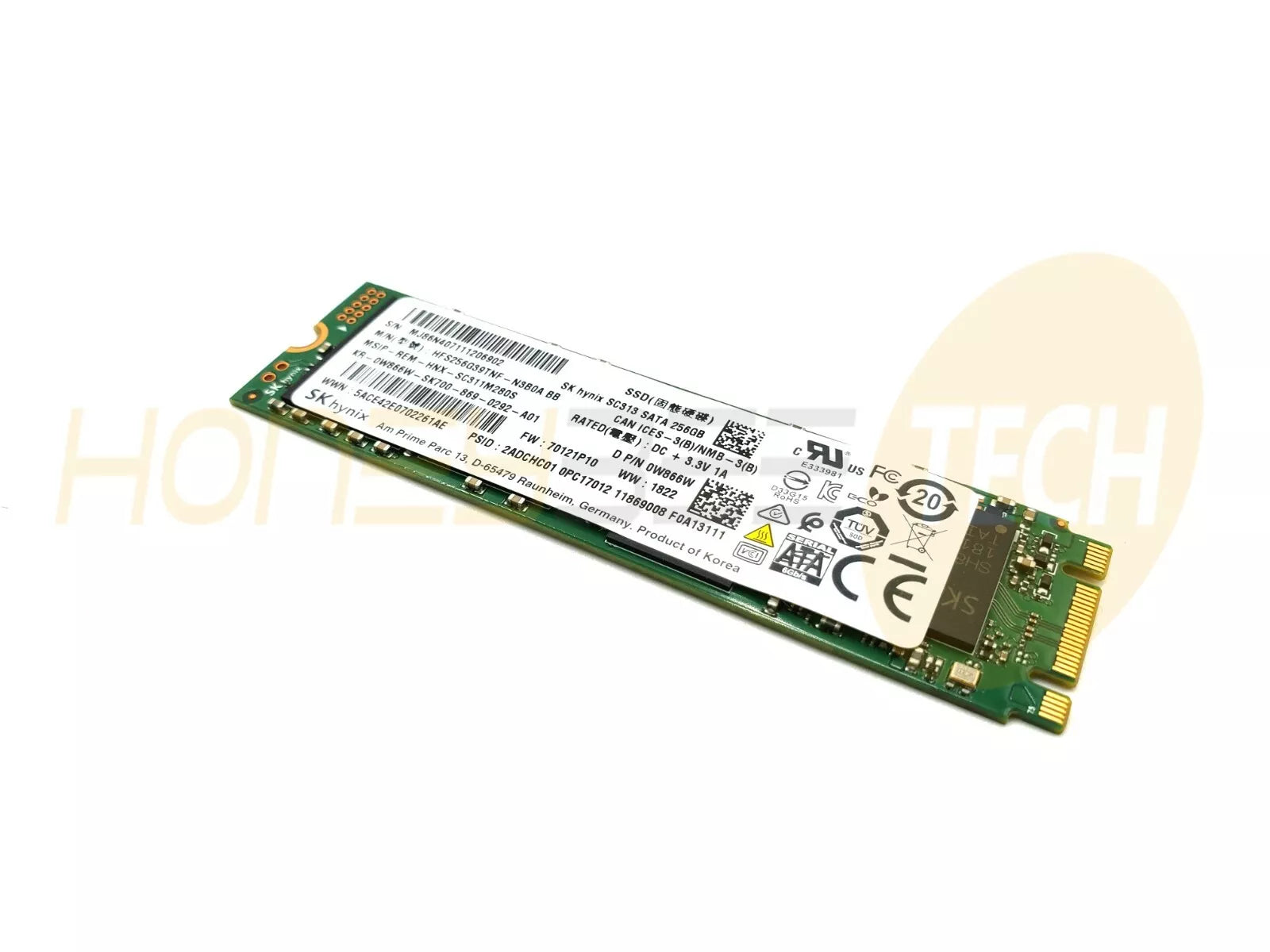 GENUINE DELL 256GB M.2 80MM SSD SOLID STATE DRIVE HFS256G39TNF W866W TESTED - Honeybee-Technologies