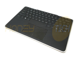 GENUINE DELL XPS 11 9P33 LAPTOP PALMREST TOUCHPAD ASSEMBLY 38DVD 038DVD GRADE A - Honeybee-Technologies