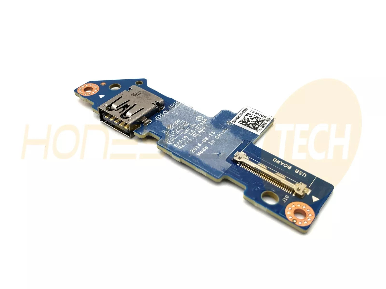 GENUINE DELL ALIENWARE 15 R3 USB PORT I/O CIRCUIT BOARD LS-D759P R40JH 0R40JH - Honeybee-Technologies