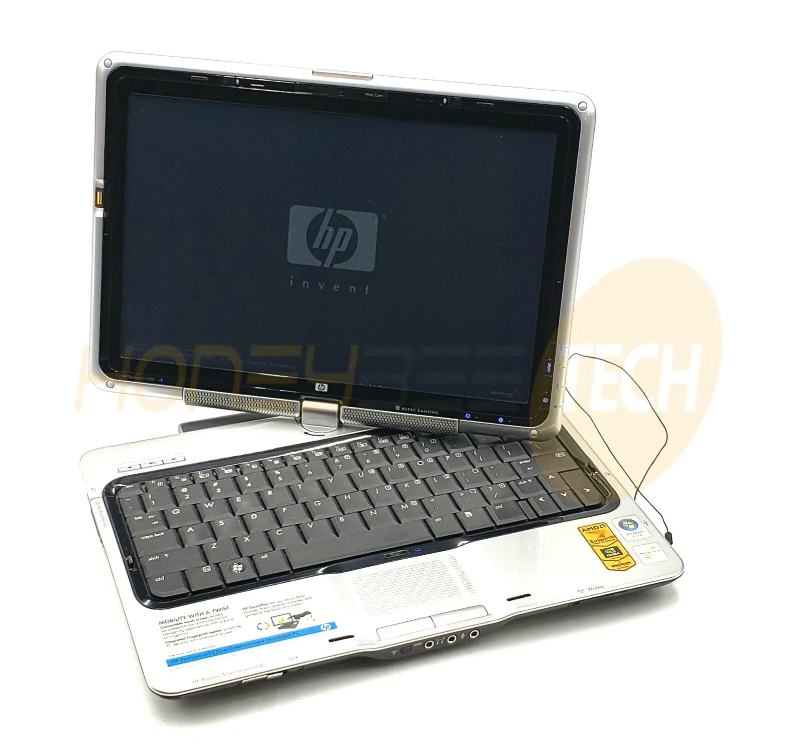 HP PAVILION TX1000 AMD TURION TL-64 2.2GHZ NO RAM | NO HDD | NO OS | LAPTOP - Honeybee-Technologies