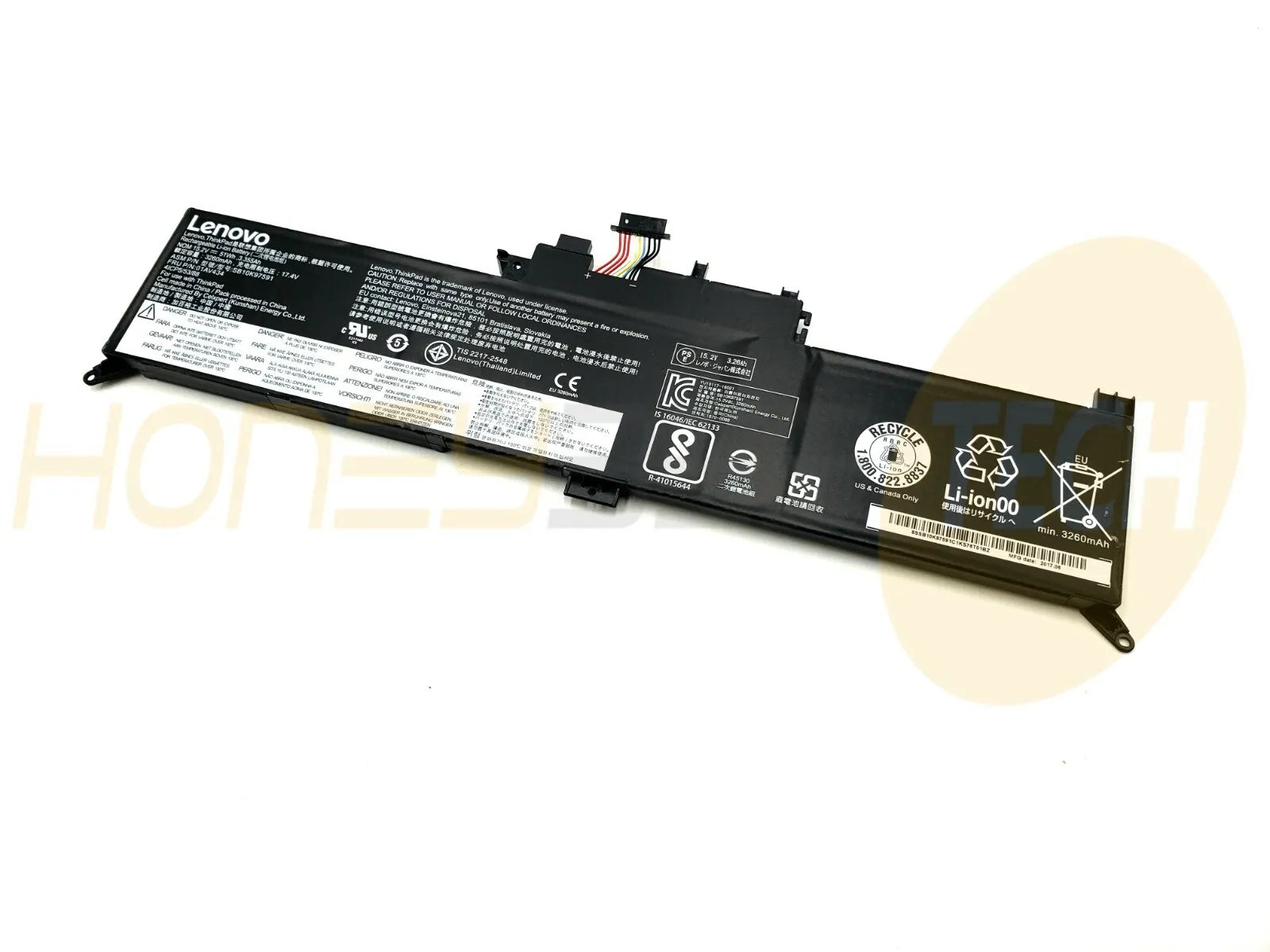 GENUINE LENOVO THINKPAD YOGA 370 4CELL 51WHR BATTERY 01AV432 01AV434 TESTED - Honeybee-Technologies