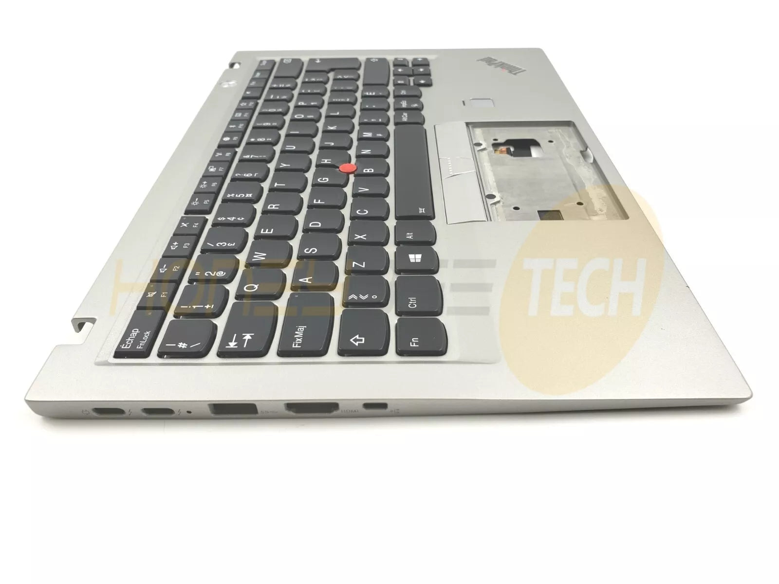 GENUINE LENOVO X1 CARBON 5TH PALMREST W/KEYBOARD W/FPR FRENCH CANADIAN 01LX580 - Honeybee-Technologies