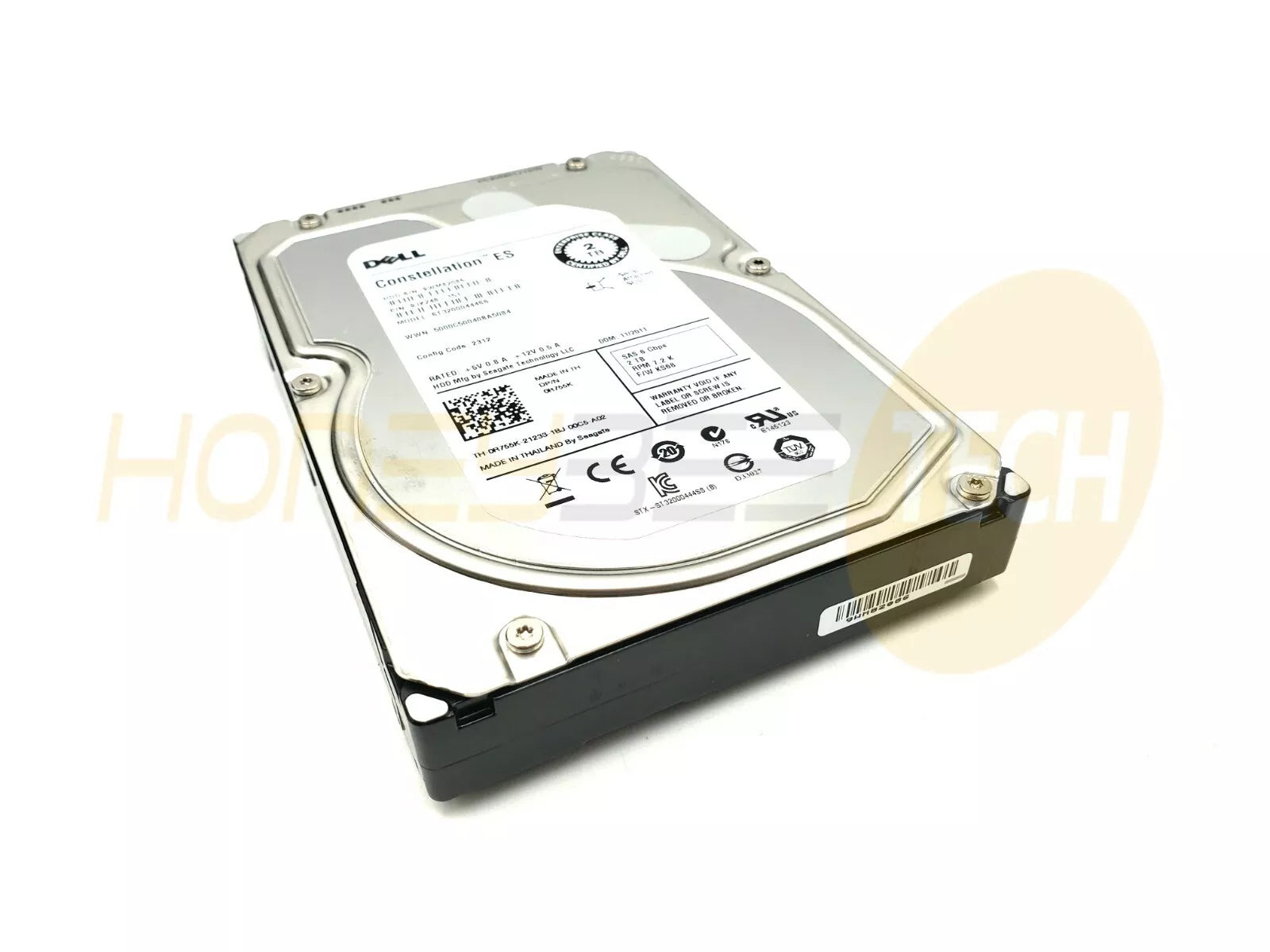 GENUINE DELL 2TB SAS HARD DRIVE 7.2K 3.5" 6Gb/S NL ST32000444SS R755K TESTED - Honeybee-Technologies