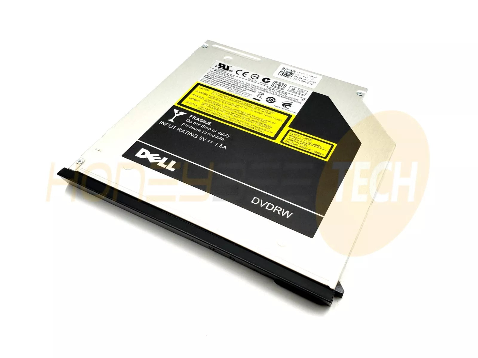 GENUINE DELL LATITUDE E6410 8X DVDRW SATA OPTICAL DRIVE DU-8A3SH PYC70 TESTED - Honeybee-Technologies