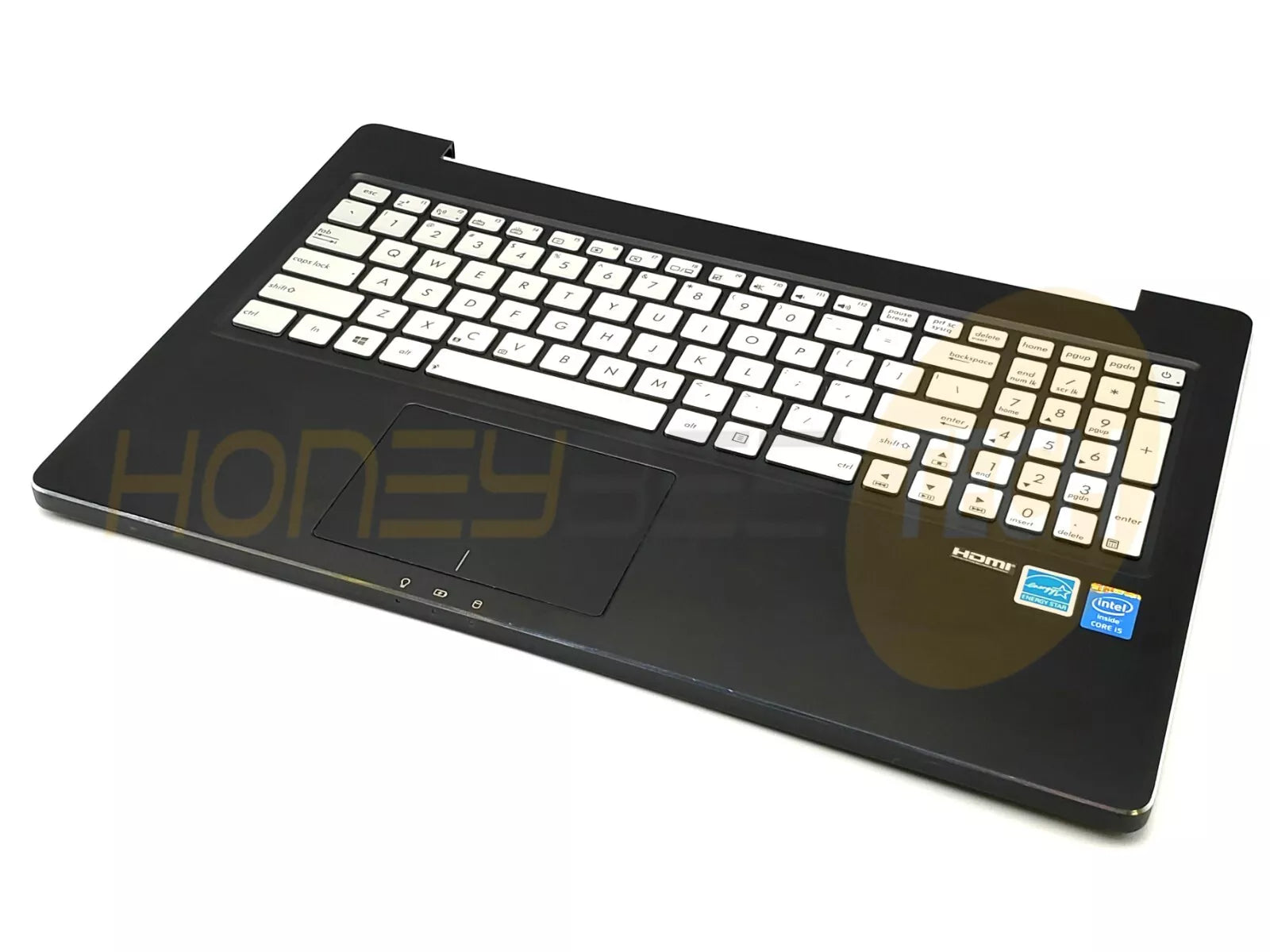 GENUINE ASUS Q501LA PALMREST TOUCHPAD W/KEYBOARD W/SPEAKERS 13NB01F1AM0221 - Honeybee-Technologies