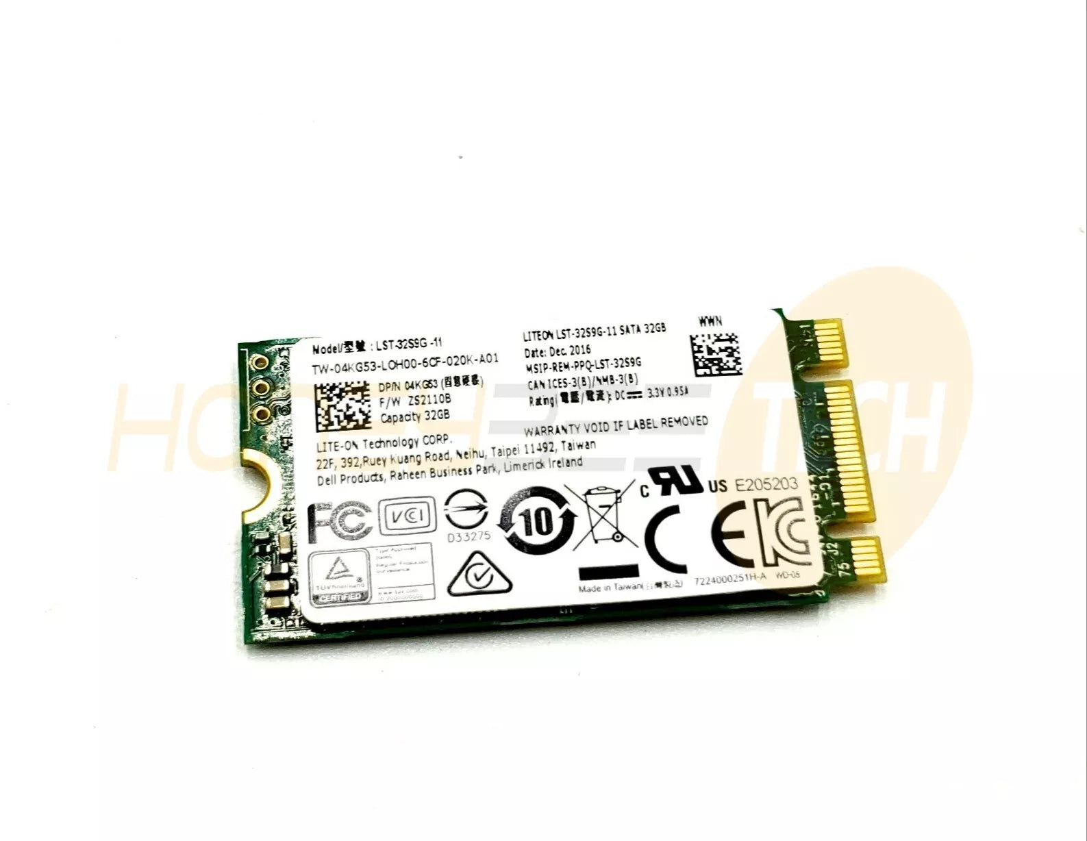 GENUINE DELL 32GB SOLID STATE DRIVE SSD M.2 2242 LST-32S9G-11 4KG53 TESTED - Honeybee-Technologies