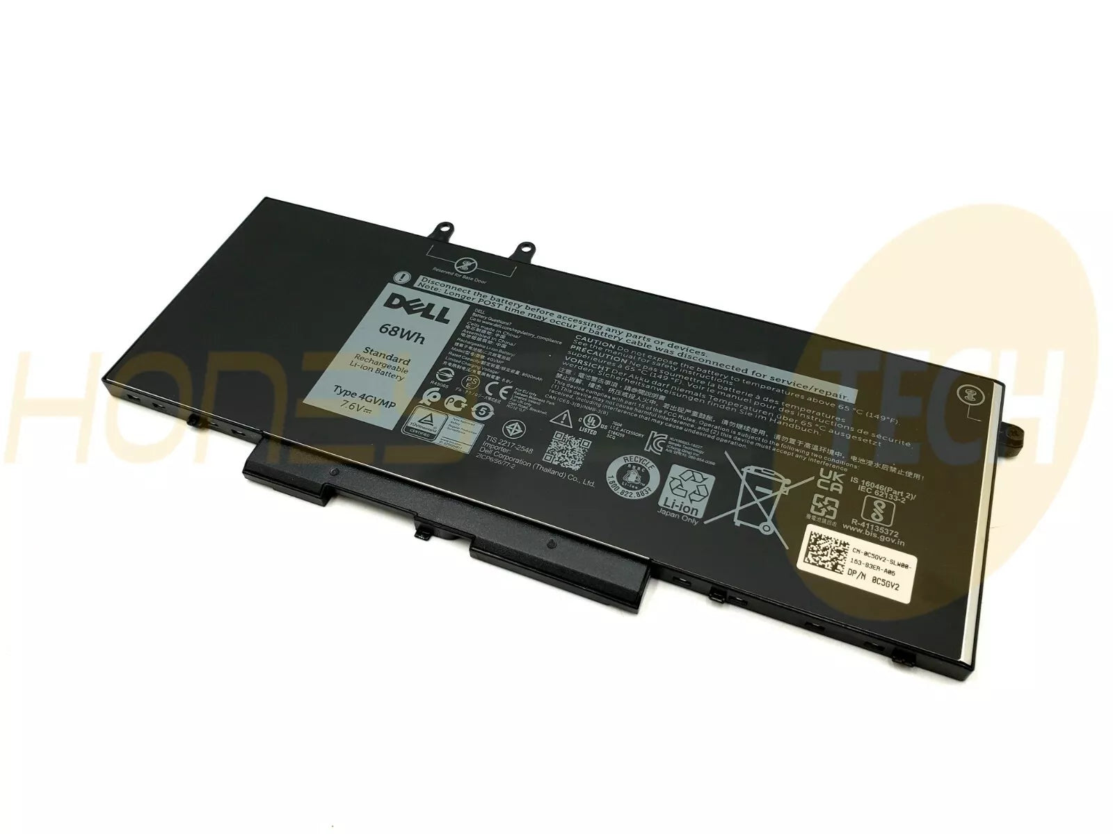 NEW GENUINE DELL LATITUDE 5400 5500 PRECISION 3540 4CELL 68WHR BATTERY 4GVMP - Honeybee-Technologies