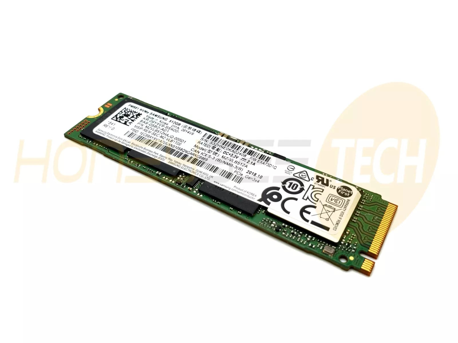 GENUINE DELL 512GB M.2 SSD SOLID STATE DRIVE 80MM 9Y4V9 09Y4V9 TESTED - Honeybee-Technologies