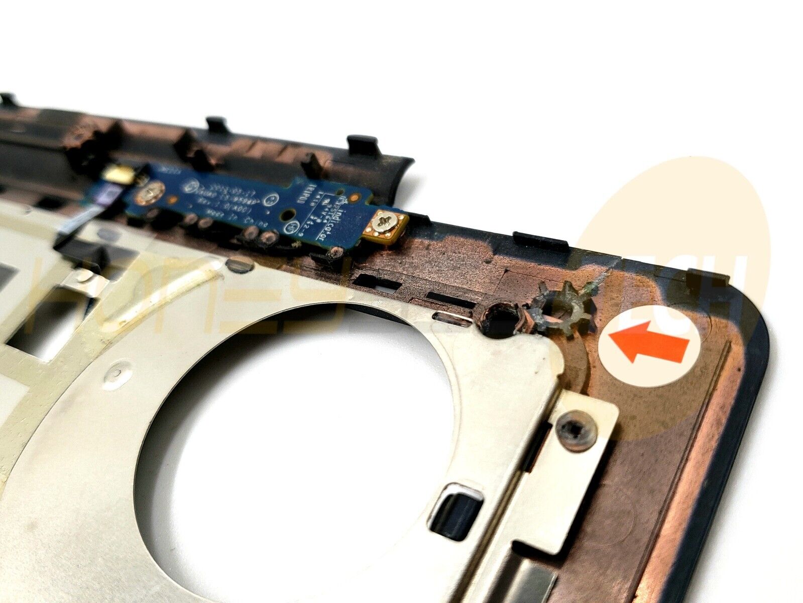 GENUINE DELL LATITUDE E7440 PALMREST TOUCHPAD WITH FINGERPRINT C98T7 GRADE C - Honeybee-Technologies