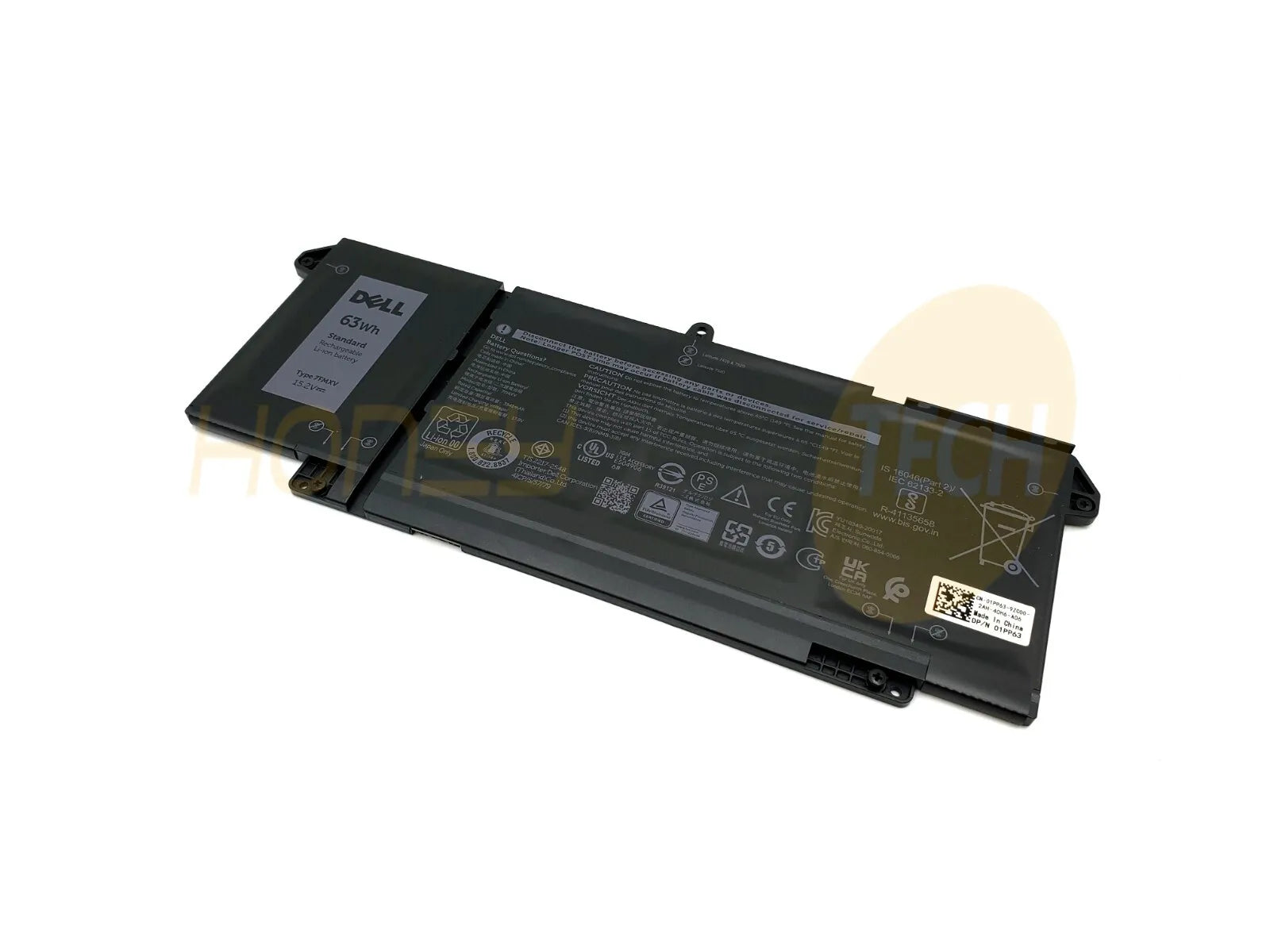 NEW GENUINE DELL LATITUDE 7320 7420 7520 4CELL 63WHR BATTERY 7FMXV 4M1JN 1PP63 - Honeybee-Technologies