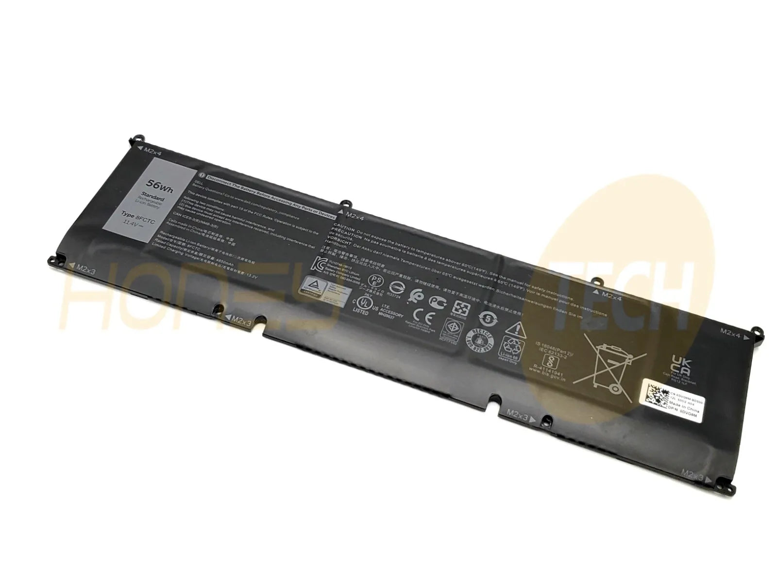 GENUINE DELL VOSTRO 7510 LAPTOP 3CELL 56WHR BATTERY 8FCTC DVG8M 0DVG8M TESTED - Honeybee-Technologies