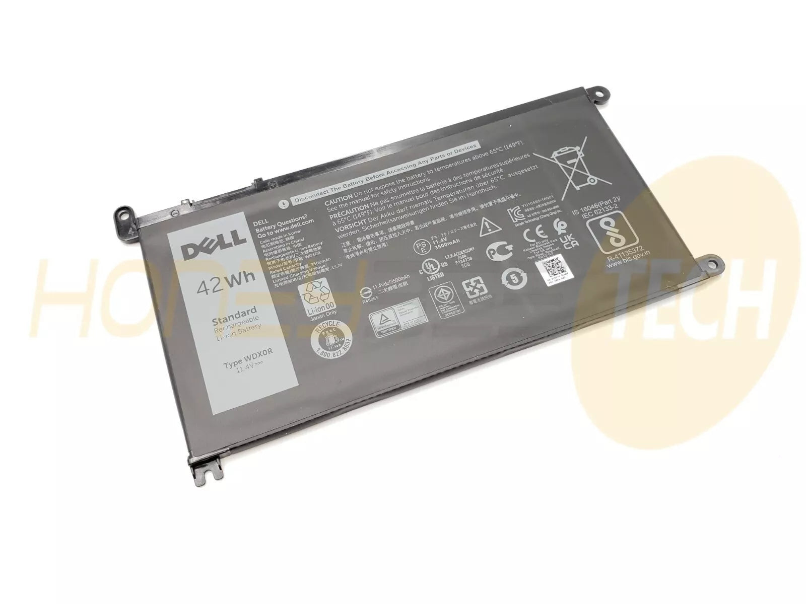 GENUINE DELL INSPIRON 5570 7378 7460 LAPTOP 3-CELL 42WHR BATTERY WDX0R CYMGM - Honeybee-Technologies