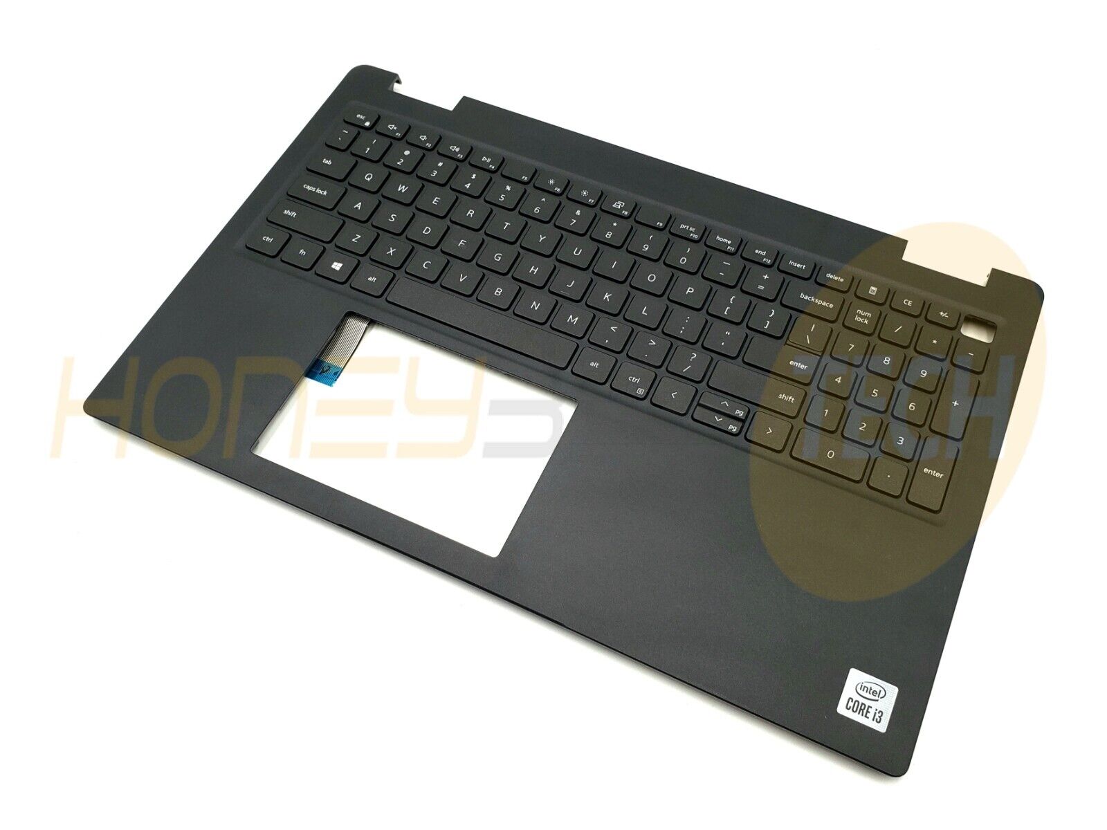GENUINE DELL LATITUDE 3520 PALMREST W/KEYBOARD ASSEMBLY DJP76 0DJP76 GRADE A - Honeybee-Technologies