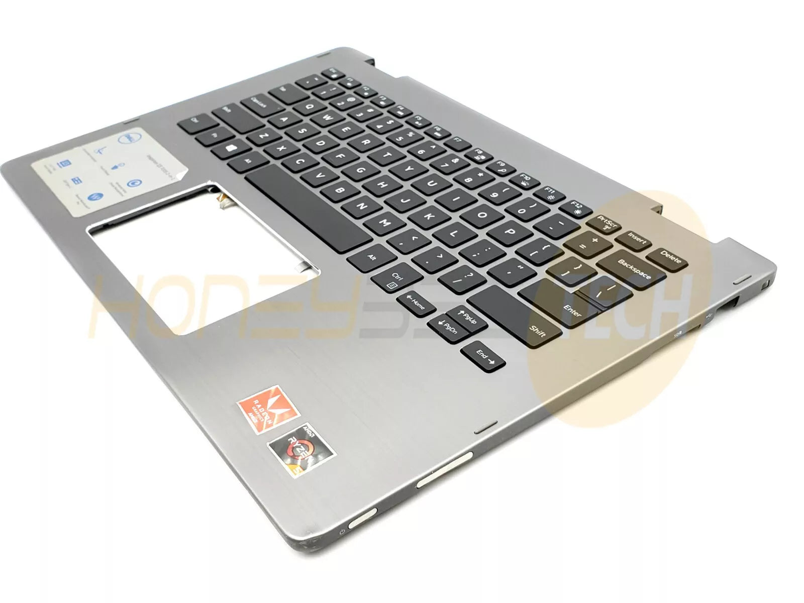 GENUINE DELL INSPIRON 7375 LAPTOP PALMREST WITH KEYBOARD 88JTV 088JTV TESTED - Honeybee-Technologies