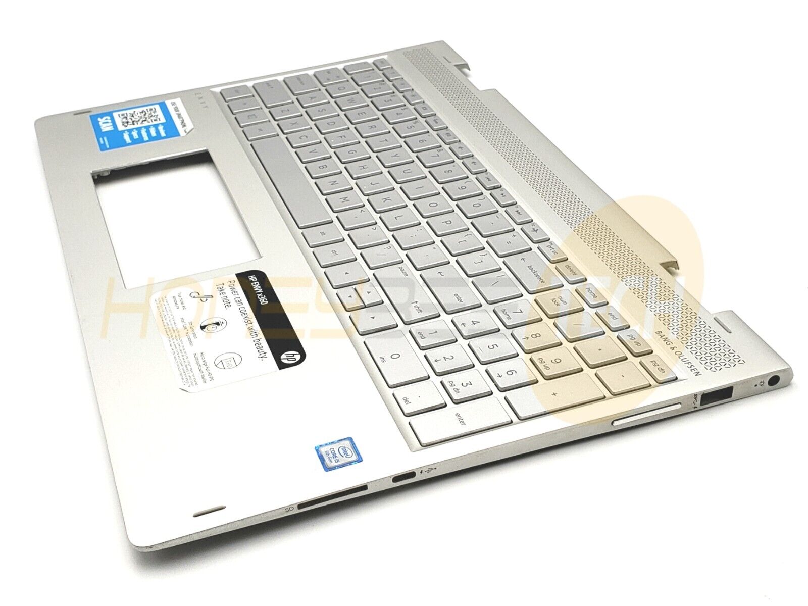 GENUINE HP ENVY X360 15-BP198MS PALMREST ASSEMBLY W/KEYBOARD BACKLIT 924353-001 - Honeybee-Technologies