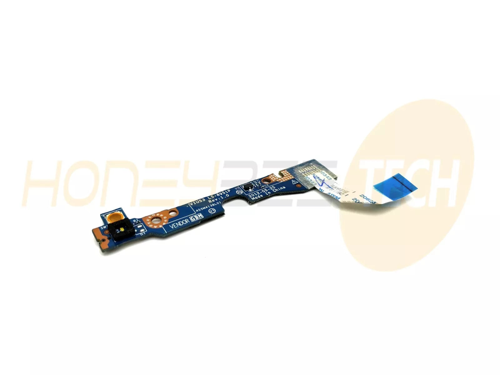 GENUINE LENOVO IDEAPAD S300 LAPTOP POWER BUTTON BOARD WITH CABLE 90000678 TESTED - Honeybee-Technologies