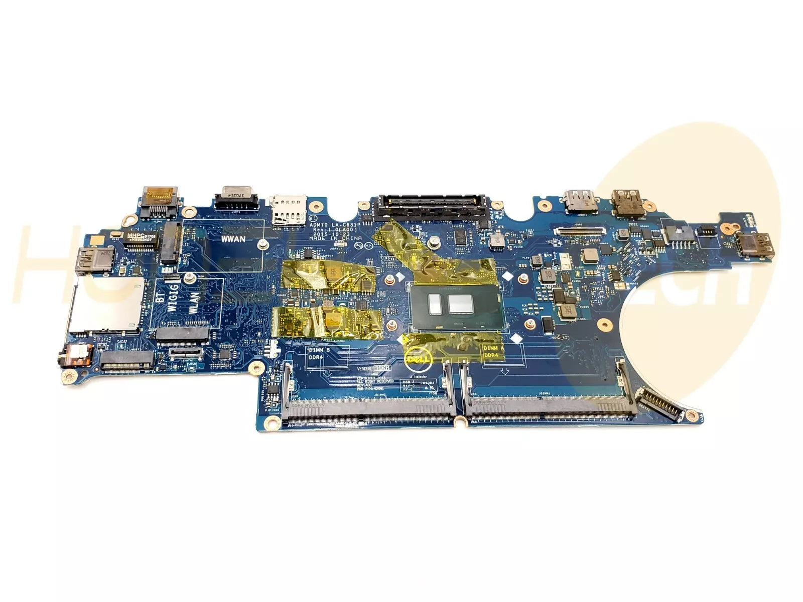 GENUINE DELL LATITUDE E5470 LAPTOP INTEL MOTHERBOARD i5-6300U HCP0K TESTED - Honeybee-Technologies