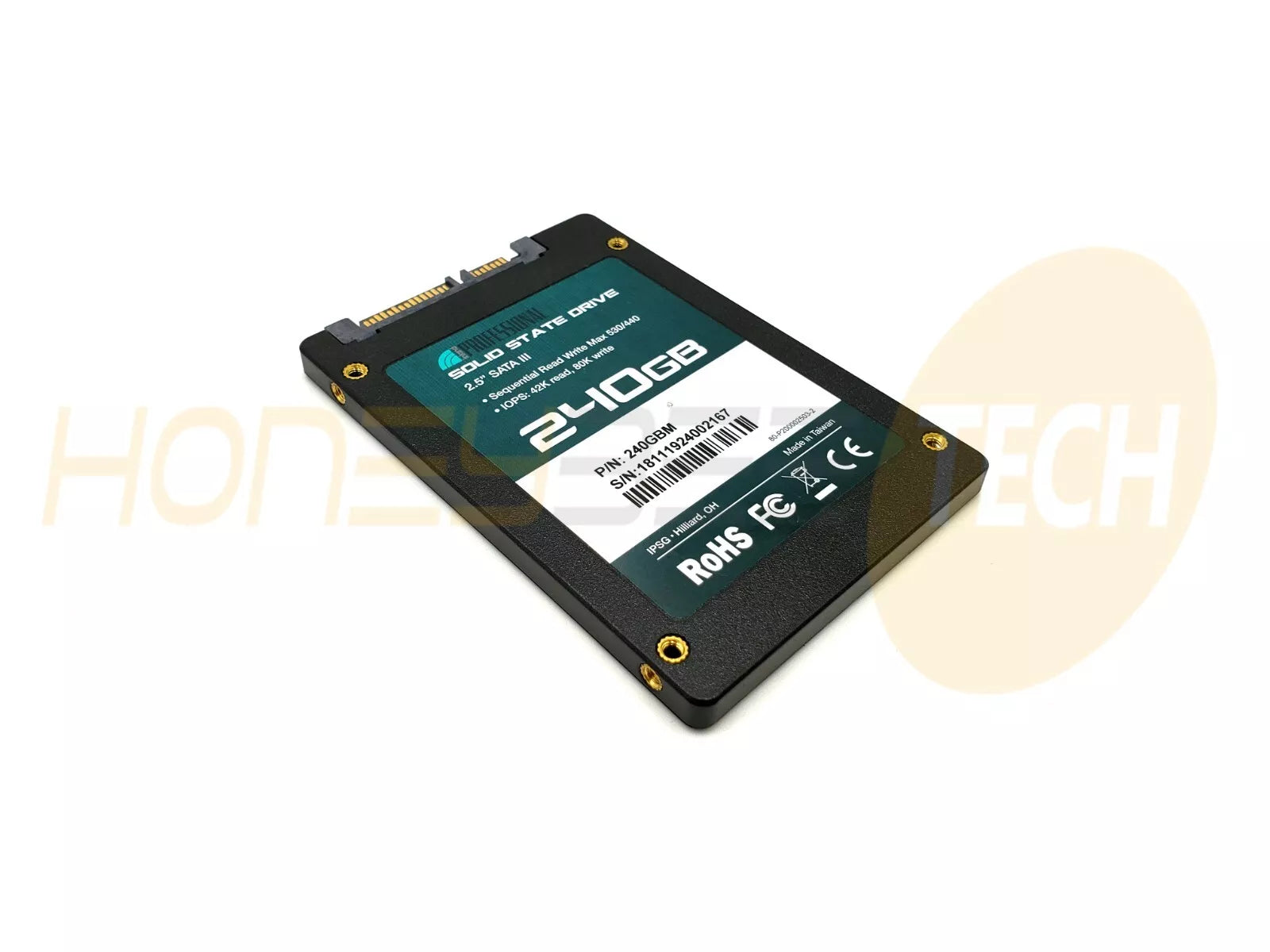 GENUINE INLAND PROFESSIONAL 240GB 2.5" SATA SOLID STATE DRIVE 7MM 240GBM TESTED - Honeybee-Technologies