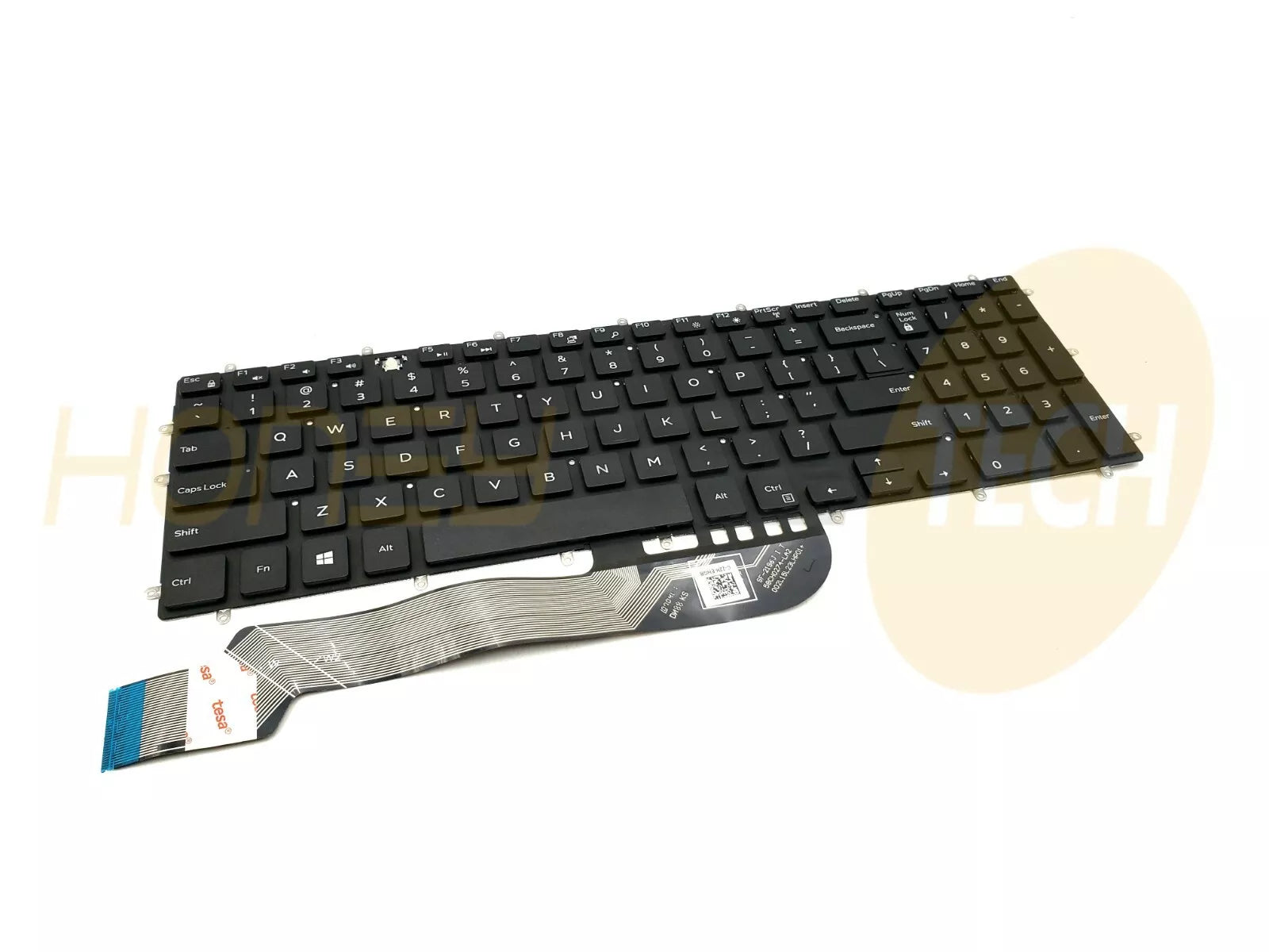 GENUINE DELL LATITUDE 3500 LAPTOP US 101KEY KEYBOARD H9P3P 0H9P3P WITH DEFECT - Honeybee-Technologies
