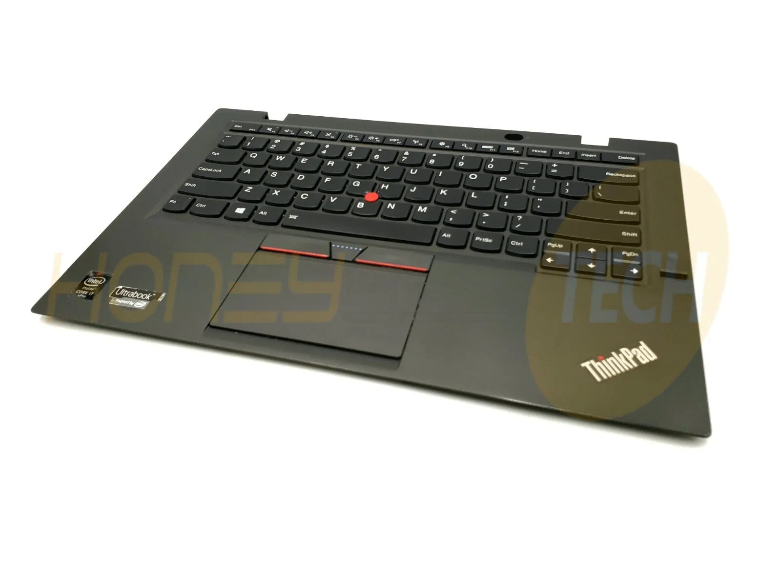 GENUINE LENOVO THINKPAD X1 CARBON 3RD PALMREST TOUCHPAD KEYBOARD 00HN945 GRADE B - Honeybee-Technologies