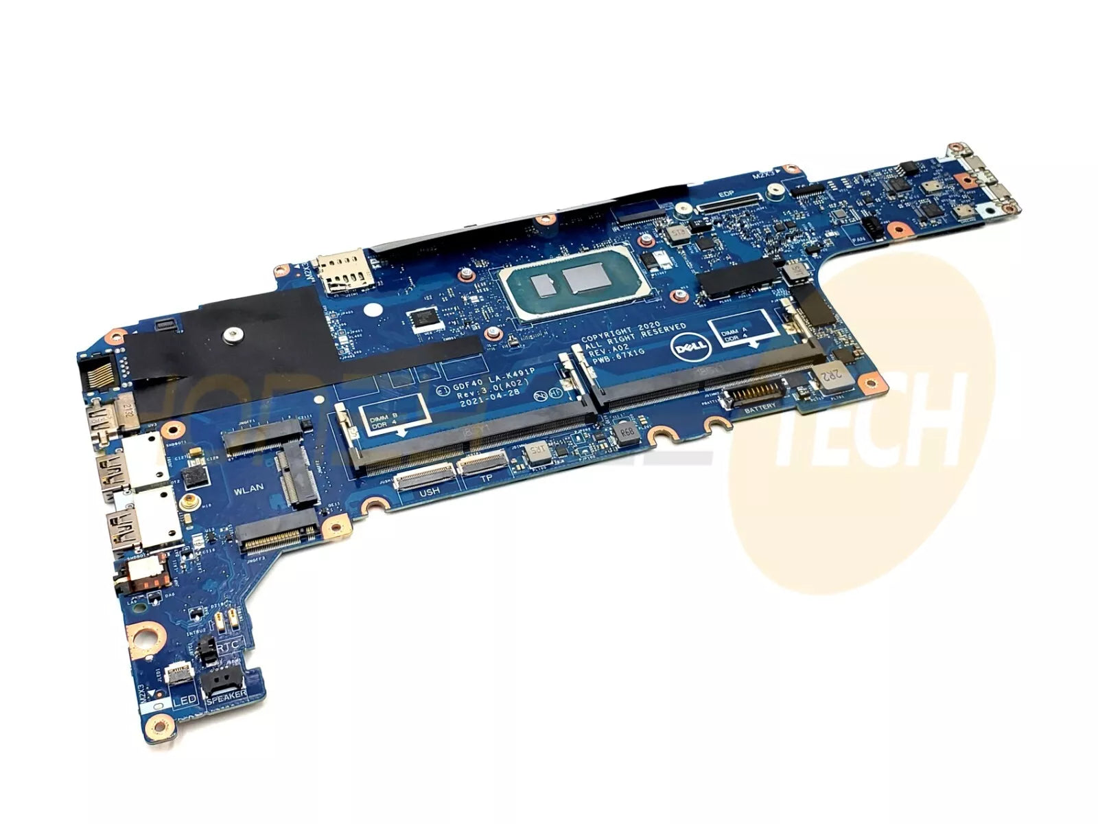 Dell Latitude 5420 p137g Genuine Intel i5-1145G7 Motherboard gdf40 LA-K491P Dell Latitude 5420 p137g Genuine Intel i5-1145G7 Motherboard gdf40 LA-K491P