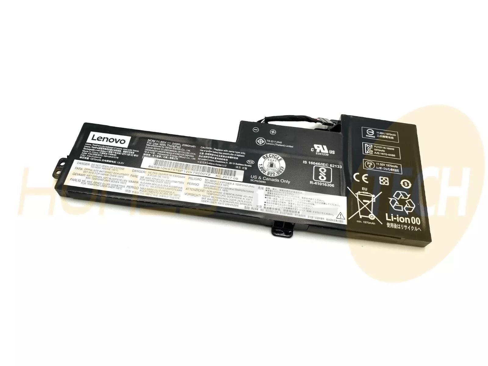 GENUINE LENOVO THINKPAD T470 3CELL 24WH INTERNAL BATTERY 01AV419 01AV489 TESTED - Honeybee-Technologies