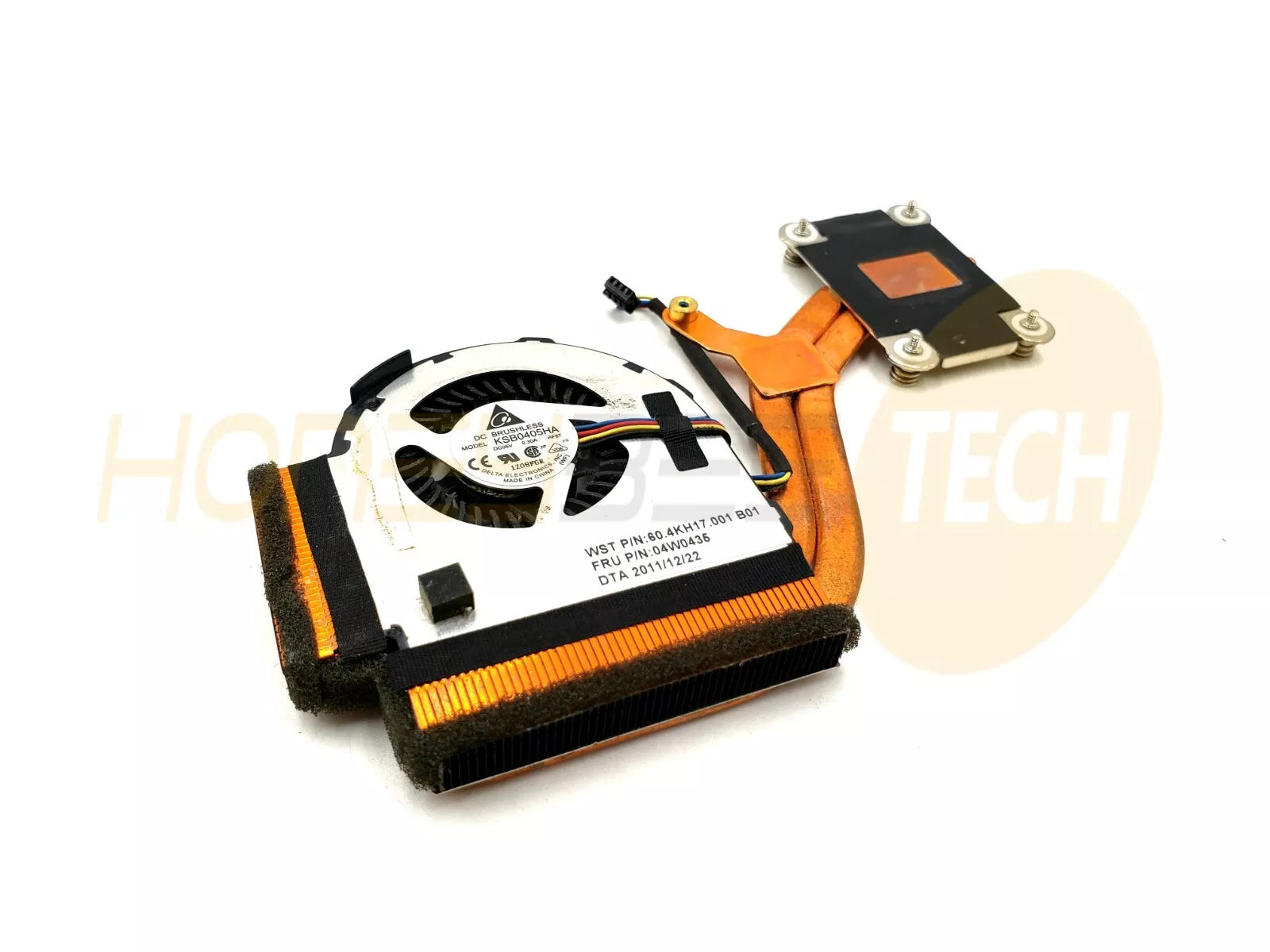 GENUINE LENOVO THINKPAD X220 LAPTOP HEATSINK FAN ASSEMBLY 04W0435 TESTED - Honeybee-Technologies